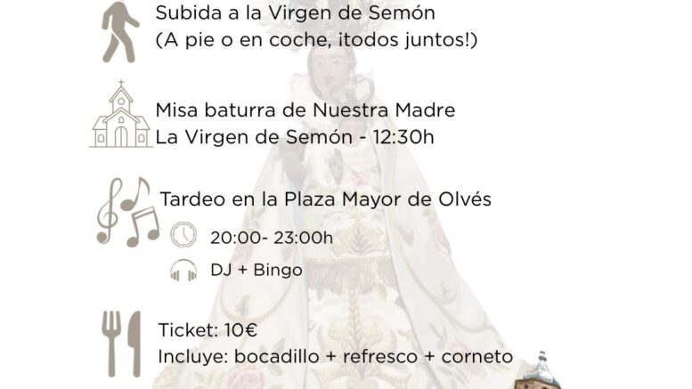 Cartel Romeria Virgen de semon
