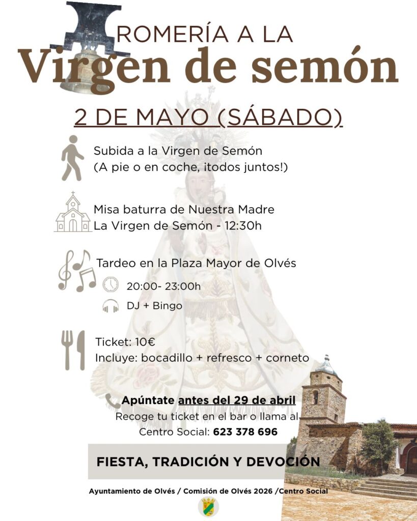 Cartel Romeria Virgen de semon